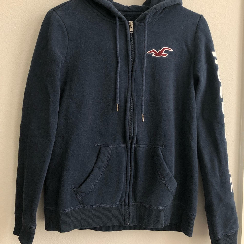Hollister zip up hoodie